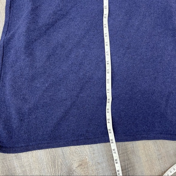 Nicole Miller cashmere poncho sweater - Picture 8 of 11